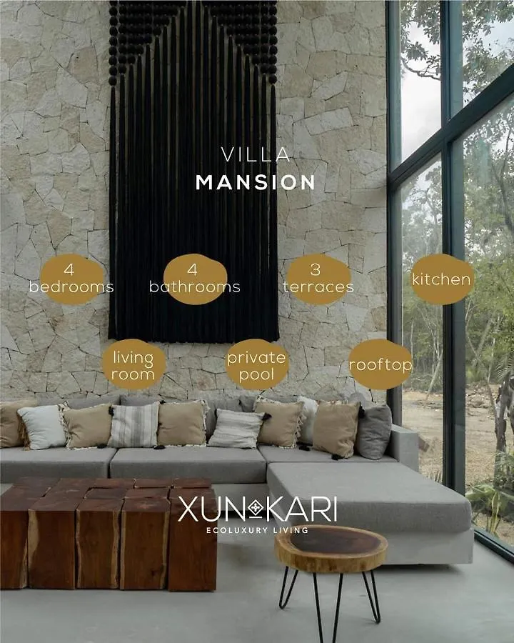 Villa Xuncari En El Corazon De La Selva 图卢姆 墨西哥